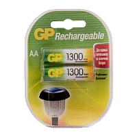 Аккумулятор бытовой GP HR6 AA BL2 NI-MH 1300mAh в пластиковой упаковке (2/20/200)