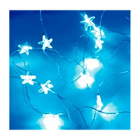 Гирлянда Космос 1.5м лампочки нить от батареек синий (1/150)