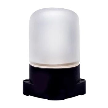 Светильник влагозащищенный Camelion 1501 60W 230V E27 IP54 137мм черный (1/15)