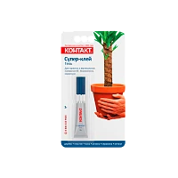 Супер-клей Контакт ГЕЛЬ 3г универсальный BOX24 шоу-бокс (24/480)
