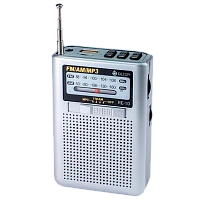 Радиоприемник DEESPI S1204 RE-10 пластик BT/AM/FM/SW/USB/AUX/MicroSD