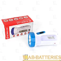 Фонарь туристический Ultraflash LED3861 1LED+12SMD от аккумулятора IP22 белый синий (1/8)