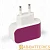 Сетевое З/У Smartbuy Color Charge Combo 1USB 2.0A с кабелем microUSB фиолетовый (1/100)