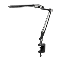 Светильник настольный Camelion KD-830 10W 230V 1LED струбцина сенс. черный (1/5)