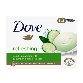 Крем-мыло Dove Cucumber & Green Tea 90г (1/48)