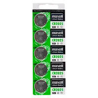 Батарейка Maxell G CR2025 BL5 Lithium 3V (5/100/2000)