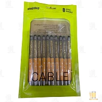 Набор стилусов-ручек Smartbuy 10 шт, в ассортименте, чернила синие