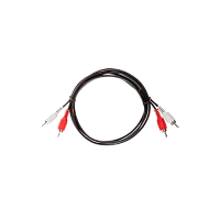 Кабель ENERGY POWER 2xRCA (m)-2xRCA (m) 1.5м ПВХ черный в пакете (1/1000)