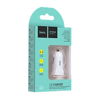 Автомобильное З/У HOCO Z2 1USB 1.5A белый (1/31/310)
