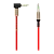 Кабель AUX Smartbuy Jack 3.5mm (m)-Jack 3.5mm (m) 1.0м угловой красный