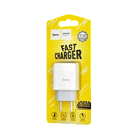 Сетевое З/У HOCO C72A 1USB 2.1A белый (1/36/216)