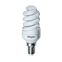 Лампа люминесцентная Navigator SF10 E14 9W 2700К 220-240V спираль (1/12/108)