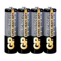 Батарейка GP Supercell R6 AA Shrink 4 Heavy Duty 1.5V (4/40/200/1000) R