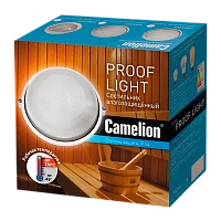 Светильник влагозащищенный Camelion 1102S 100W 230V E27 IP54 накладной белый (1/8)