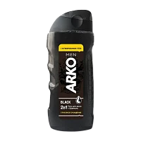 Гель для душа мужской Arko BLACK 2в1 260мл (1/12)
