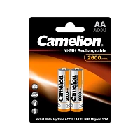 Аккумулятор бытовой Camelion HR6 AA BL2 NI-MH 2600mAh (2/24/384)