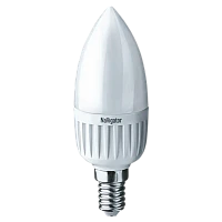 Лампа энергосберегающая Navigator C37 E14 5W 2700К 220V свеча