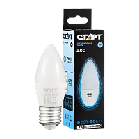 Лампа светодиодная Старт Candle C37 E27 7W 4000К 220V свеча WS матовая (1/10/100)