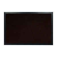 Коврик придверный VORTEX "TRIP" 60х90см ребристый коричневый (1/10)