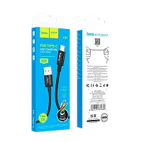 Кабель HOCO X89 USB (m)-Type-C (m) 1м 3.0A силикон черный