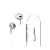 Наушники внутриканальные Lenovo HF140 с микр. белый