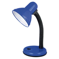 Светильник настольный Ultraflash UF-301P 60W 230V E27 на основании синий (1/32)