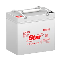 Аккумулятор свинцово-кислотный STAR DJM1255 12V 55Ah