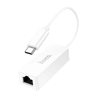 Адаптер HOCO UA22 Type-C (m)-RJ-45 (f) белый (1/19/190)