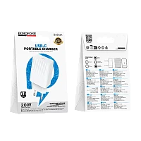 Сетевое З/У Borofone BAS73A Type-C 20W белый (1/20/120)