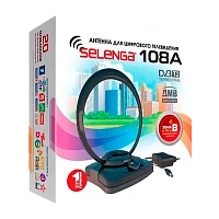 ТВ-Антенна комнатная Selenga 108A активная с питанием с усилителем DVB-T/T2 (1/10)
