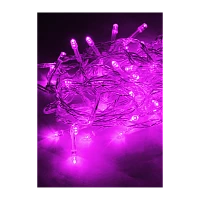 Гирлянда Космос 50LED 6.5м лампочки нить 8 режимов фиолетовый (1/100)
