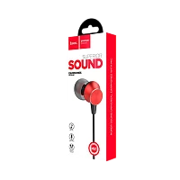 Наушники внутриканальные HOCO M51 с микр. красный (1/21/210)