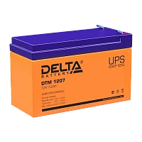 Аккумулятор свинцово-кислотный Delta DTM 1207 12V 7Ah (1/5)