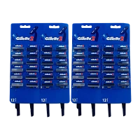 Бритва одноразовая Gillette 2 лезвия 48шт. на карте (48/576)