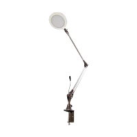 Светильник настольный Camelion KD-822 10W 230V 1LED струбцина сенс. 5 ур.ярк.+3 цв. белый (1/4)