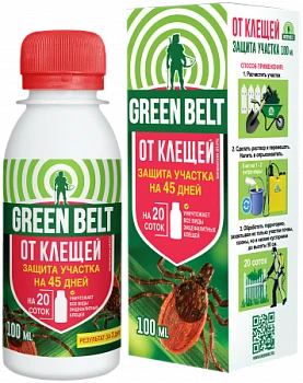 Средство GREEN BELT от клещей 100мл (1/48)
