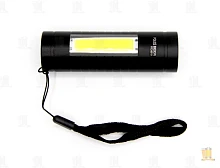 Фонарь универсальный Без бренда B519 COB от батареек 3 режима черный