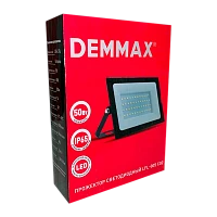 Прожектор светодиодный Demmax LFL-005 50W 230V IP65 6500К черный (1/20)