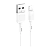 Кабель HOCO X83 USB (m)-Lightning (m) 1.0м 2.4A ПВХ белый (1/33/330)