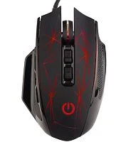 Мышь проводная Perfeo OBJECT USB черный (1/60)