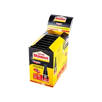 Супер-клей Момент ПРОФИ 5г универсальный BOX8 шоу-бокс (8/32)