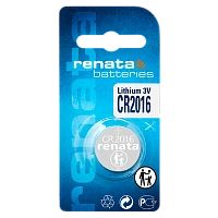 Батарейка Renata CR2016 BL1 Литиевая 3V (10/300/2400)