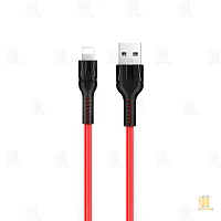 Кабель HOCO U31 USB (m)-Lightning (m) 1м красный