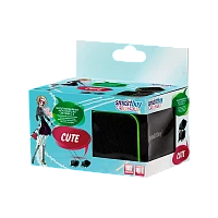 Колонки 2.0 Smartbuy CUTE 6W USB+Jack 3.5мм черный зеленый (1/60)