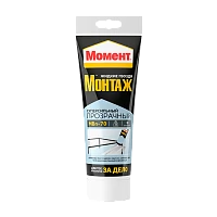 Монтажный клей Момент МВП-70 185г суперсильный прозрачный (1/12/1296)