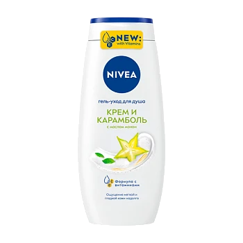 Гель для душа Nivea Крем Карамболь 250мл (1/12)