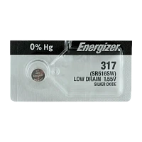 Батарейка Energizer 317 (SR516SW) BL1 Silver Oxide 1.5V 0%Hg (1/10/100/1000)