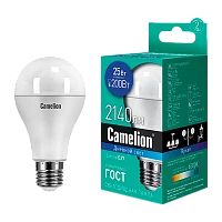 Лампа светодиодная Camelion A65 E27 25W 6500К 170-265V груша матовая (1/10/100)