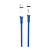 Кабель HOCO X70 Lightning (m)-Type-C (m) 1.0м 20W нейлон синий (1/31/310)
