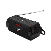 Радиоприемник HOF HF-F216 5W пластик microSD USB/Jack3.5 черный (1/80) 